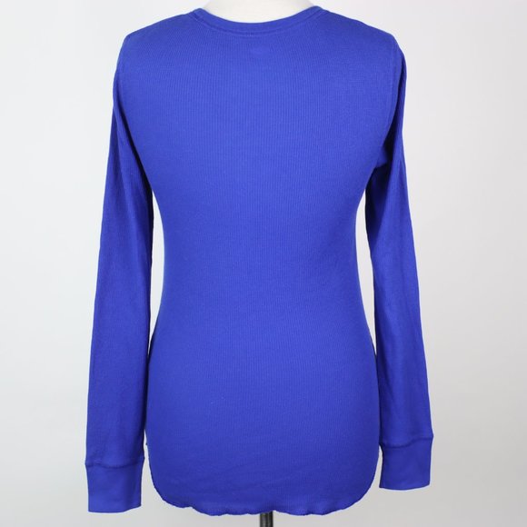 OLD NAVY Christmas Bring Mistletoe Fitted Thermal Sleep Shirt MEDIUM - Picture 2 of 3